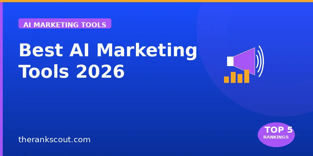 Top 5 Best AI Marketing Tools in 2026: Tested for SEO, Content & Social