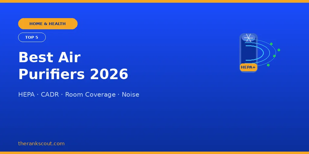 Top 5 Best Air Purifiers in 2026: Tested for HEPA Performance, Coverage & Noise